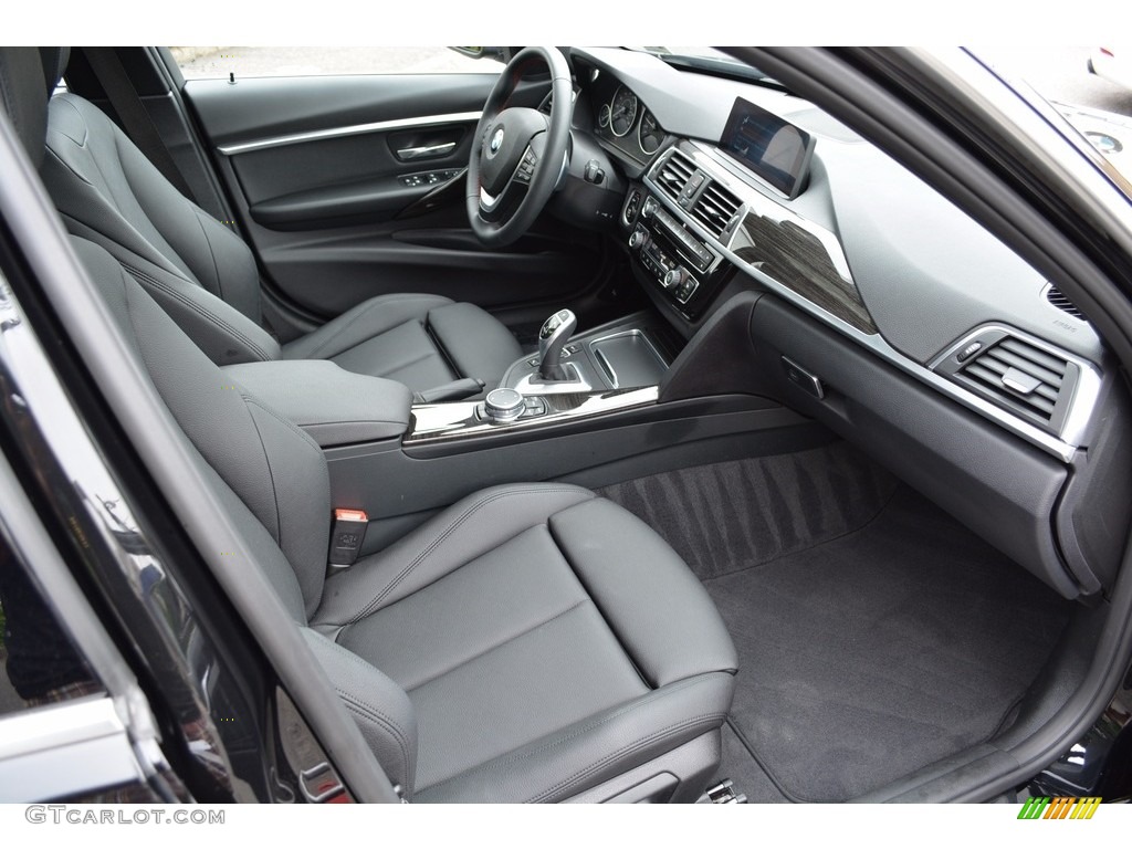 2017 3 Series 330i xDrive Sedan - Black Sapphire Metallic / Black photo #27