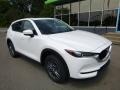 2017 Crystal White Pearl Mazda CX-5 Touring AWD  photo #3