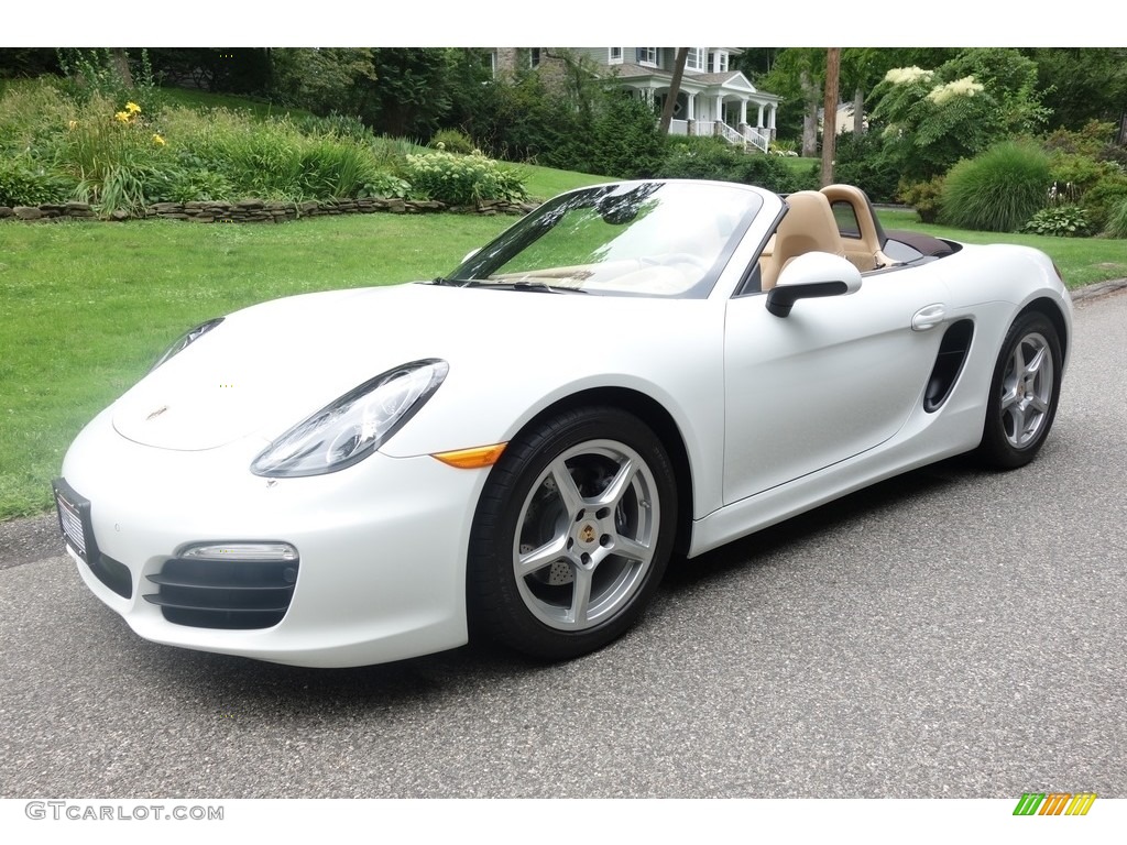 2015 Boxster  - White / Luxor Beige photo #1