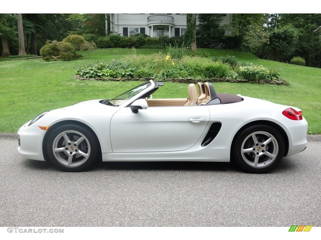 2015 Boxster  - White / Luxor Beige photo #3