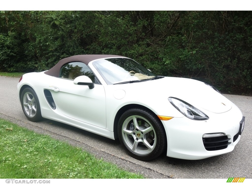 2015 Boxster  - White / Luxor Beige photo #8