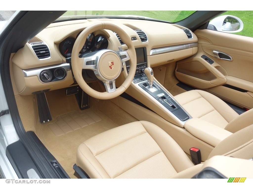2015 Boxster  - White / Luxor Beige photo #11
