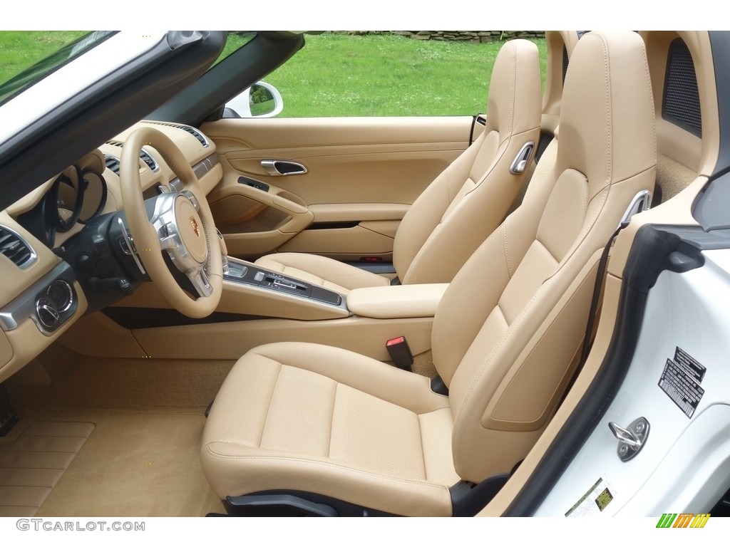 2015 Boxster  - White / Luxor Beige photo #16