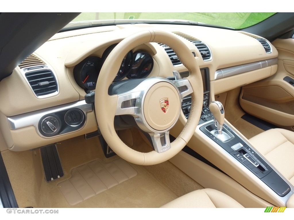 2015 Boxster  - White / Luxor Beige photo #17