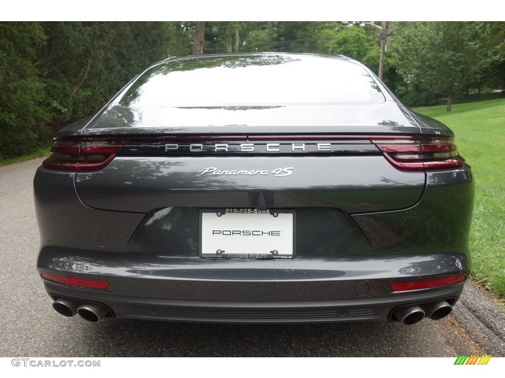 2017 Panamera 4S - Volcano Grey Metallic / Black/Chalk photo #5