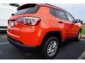 2018 Spitfire Orange Jeep Compass Sport  photo #3