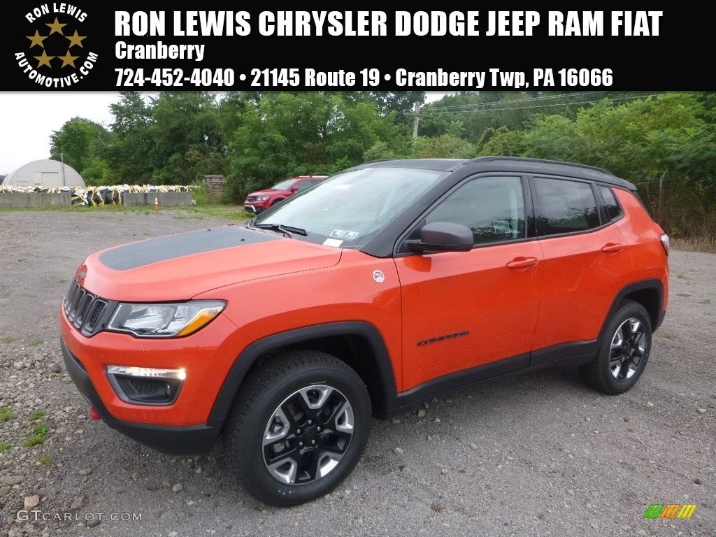 Spitfire Orange Jeep Compass