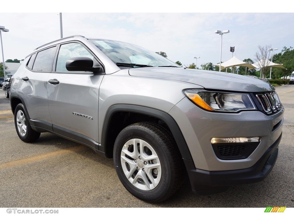 Billet Silver Metallic 2018 Jeep Compass Sport Exterior Photo #122195298