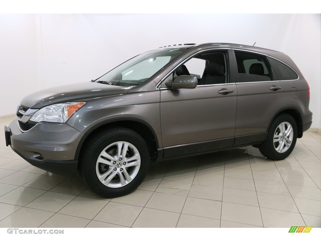 2011 CR-V EX-L 4WD - Urban Titanium Metallic / Black photo #3