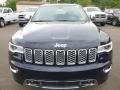 2018 True Blue Pearl Jeep Grand Cherokee Overland 4x4  photo #8