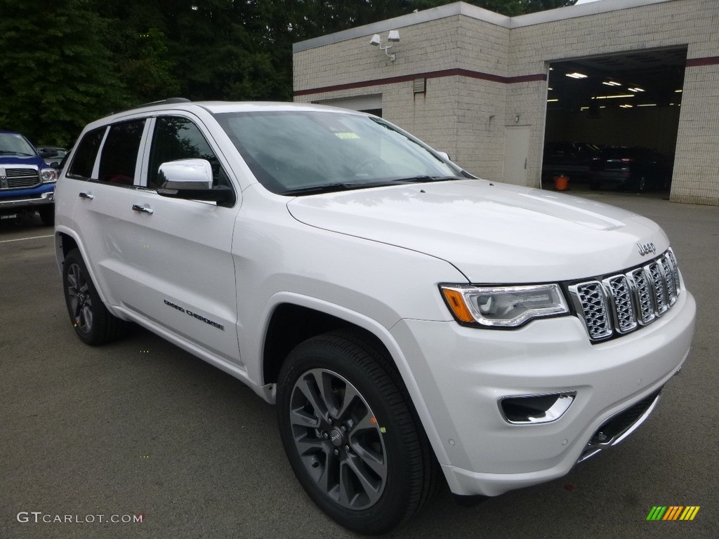 Ivory Tri-Coat 2018 Jeep Grand Cherokee Overland 4x4 Exterior Photo #122196834