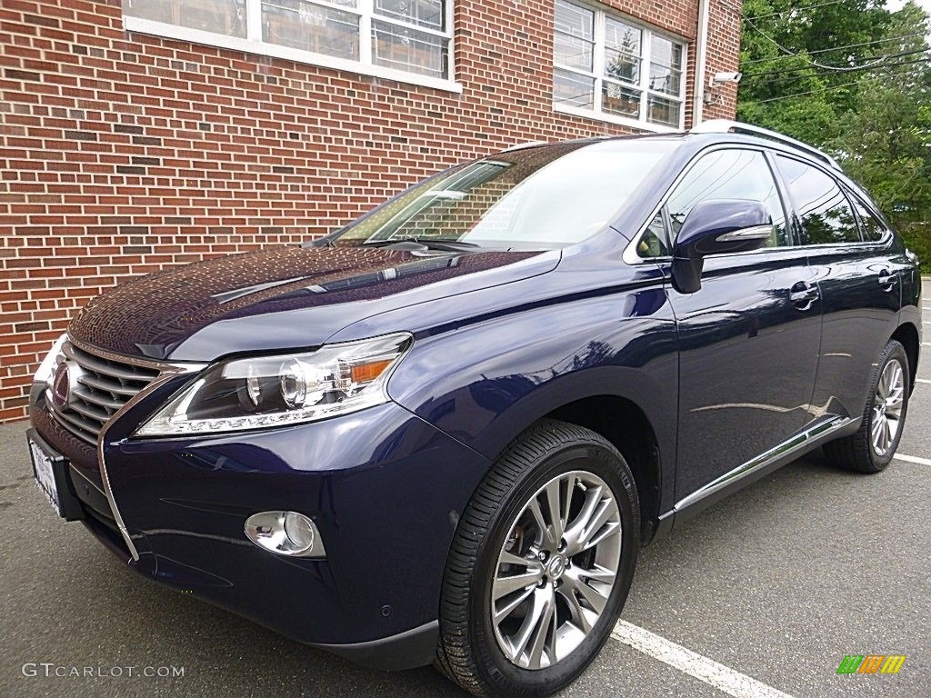 2014 RX 450h AWD - Deep Sea Mica / Parchment photo #1
