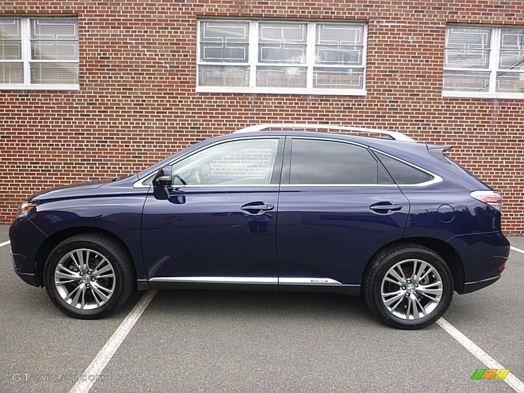 2014 RX 450h AWD - Deep Sea Mica / Parchment photo #2