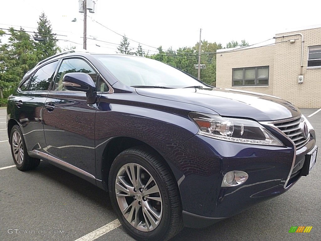 2014 RX 450h AWD - Deep Sea Mica / Parchment photo #6