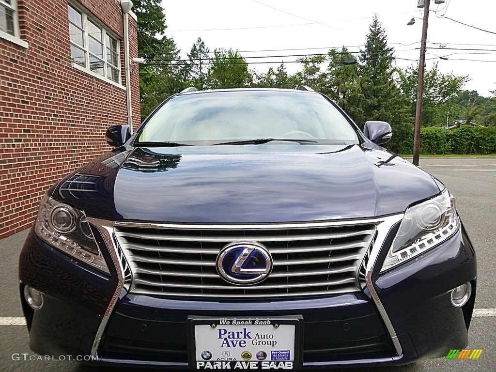 2014 RX 450h AWD - Deep Sea Mica / Parchment photo #8