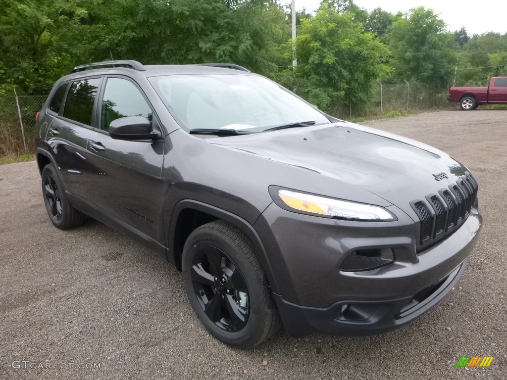 Granite Crystal Metallic 2018 Jeep Cherokee Altitude 4x4 Exterior Photo #122197830