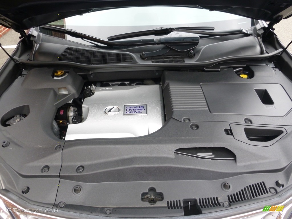 2014 RX 450h AWD - Deep Sea Mica / Parchment photo #36