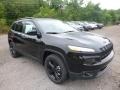 2018 Diamond Black Crystal Pearl Jeep Cherokee Altitude 4x4  photo #7