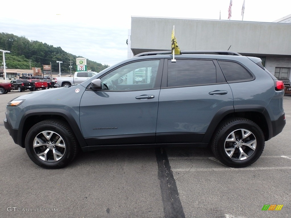 2014 Cherokee Trailhawk 4x4 - Anvil / Morocco - Black photo #3
