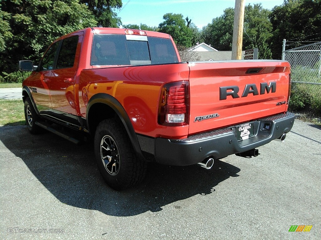 2017 1500 Rebel Crew Cab 4x4 - Flame Red / Rebel Theme Red/Black photo #7