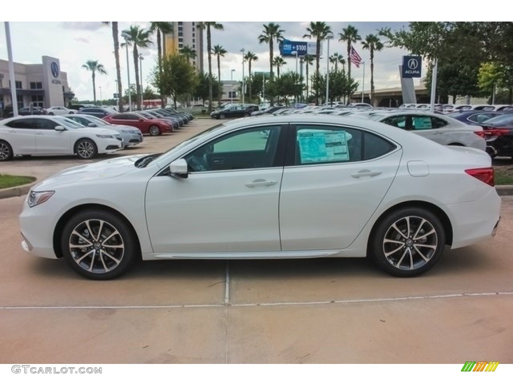 2018 TLX V6 Technology Sedan - Bellanova White Pearl / Ebony photo #4