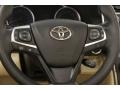 Almond 2015 Toyota Camry XLE V6 Steering Wheel