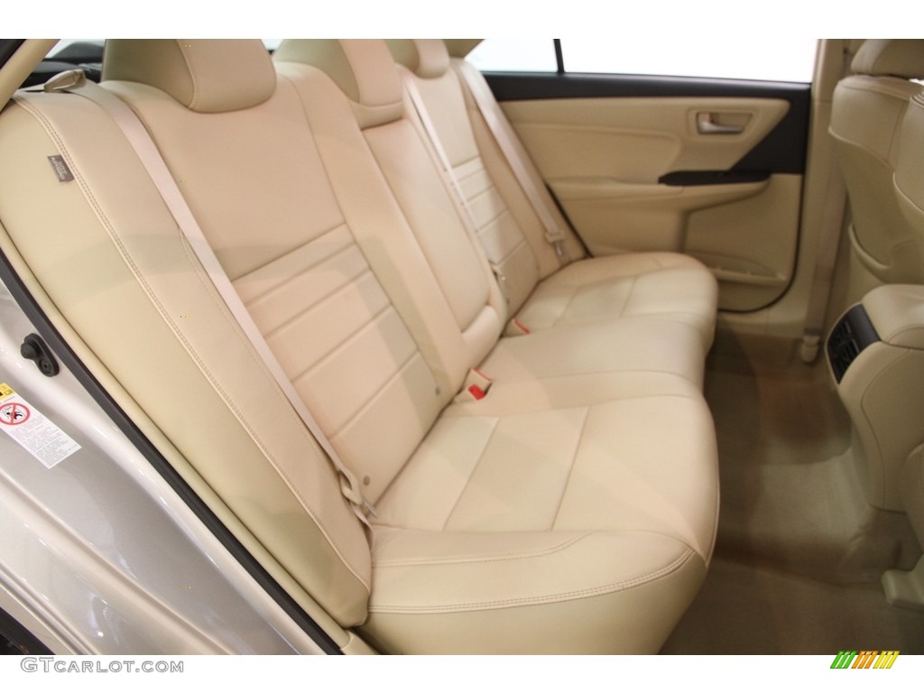 2015 Camry XLE V6 - Creme Brulee Mica / Almond photo #23