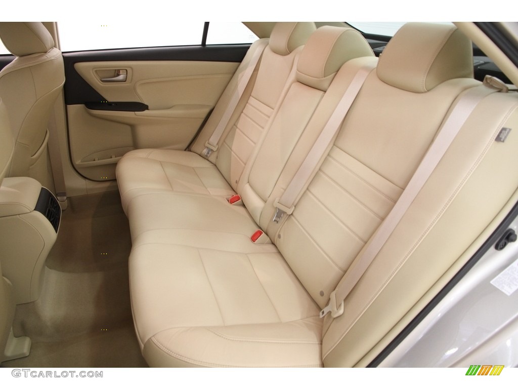 2015 Camry XLE V6 - Creme Brulee Mica / Almond photo #24