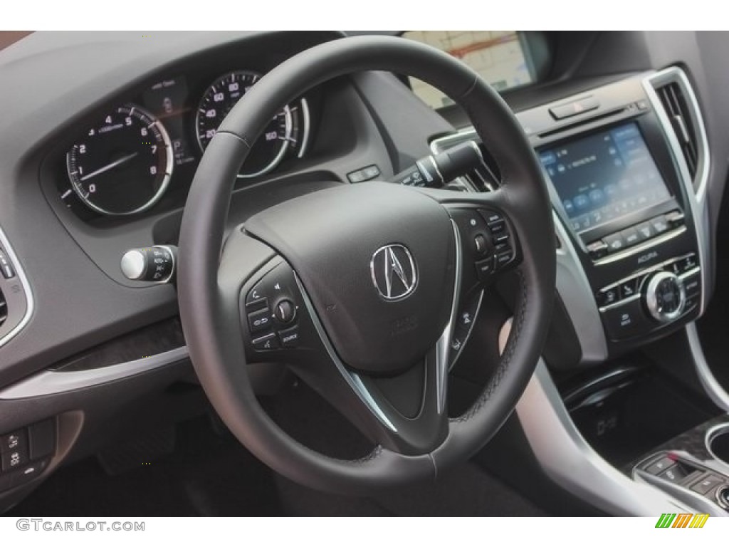 2018 TLX V6 Technology Sedan - Bellanova White Pearl / Ebony photo #31