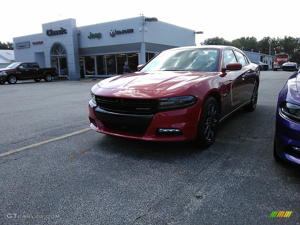 2018 Charger GT AWD - Redline Red Tricoat Pearl / Black photo #1