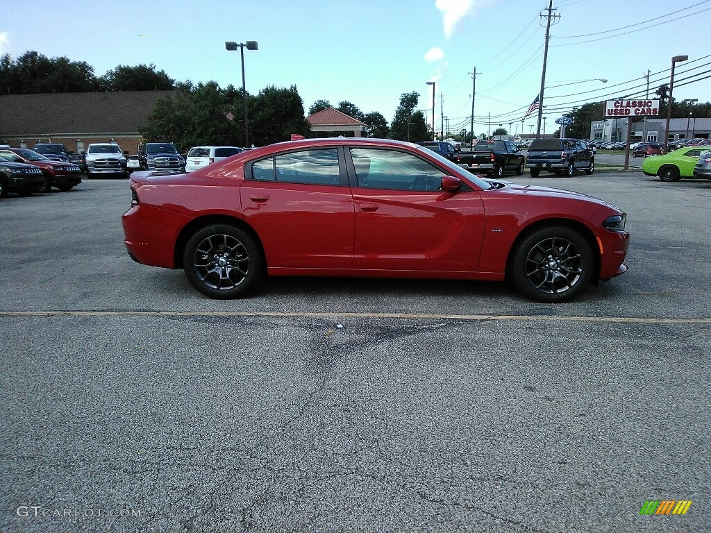 2018 Charger GT AWD - Redline Red Tricoat Pearl / Black photo #4