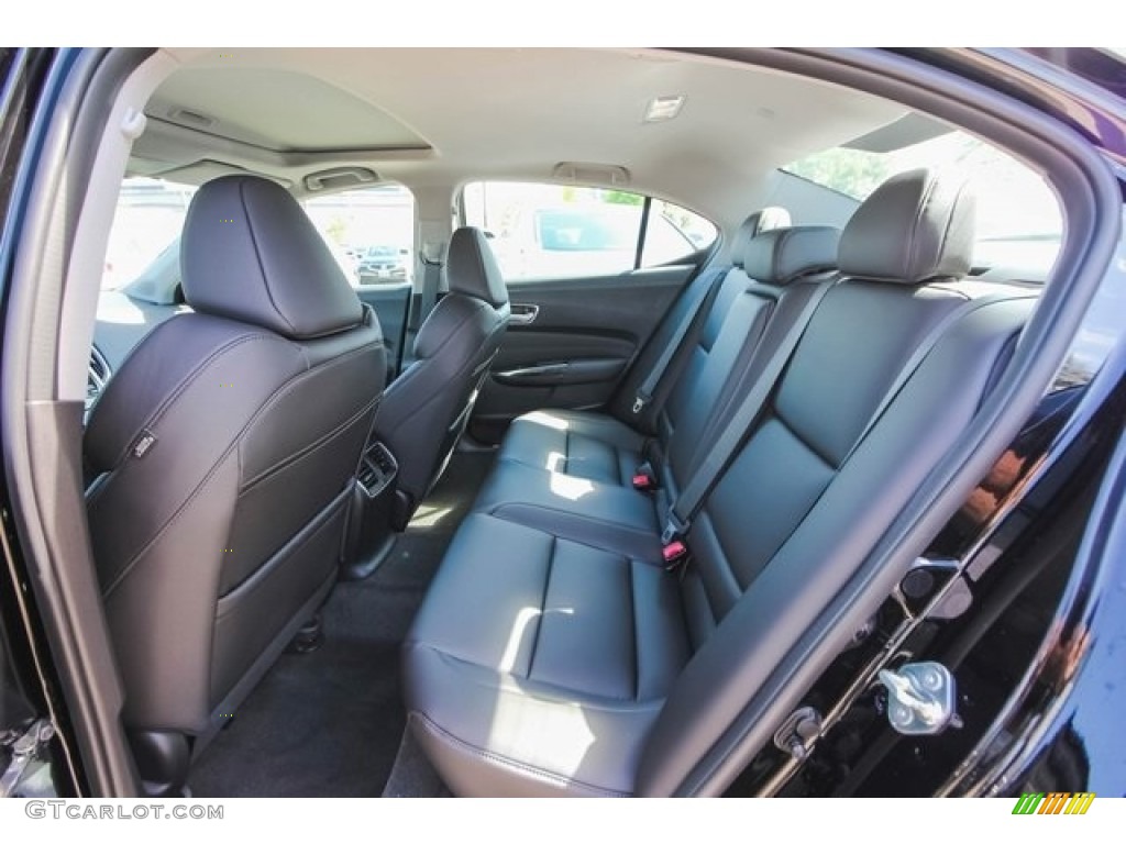 Ebony Interior 2018 Acura TLX Sedan Photo #122200659