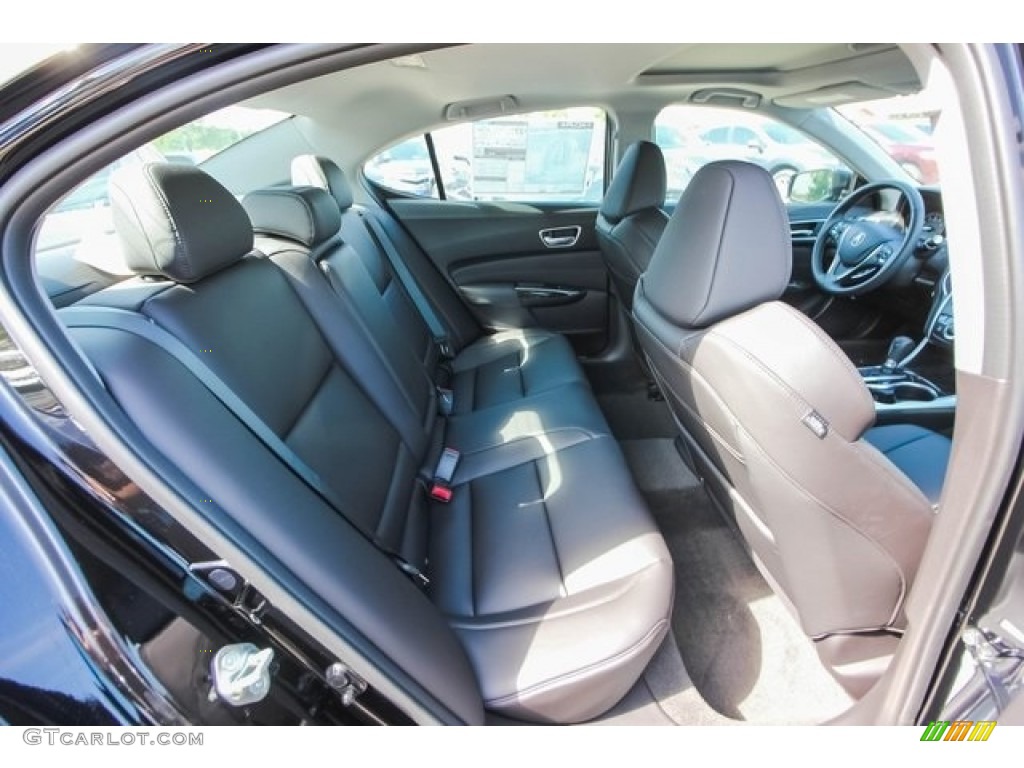 Ebony Interior 2018 Acura TLX Sedan Photo #122200707
