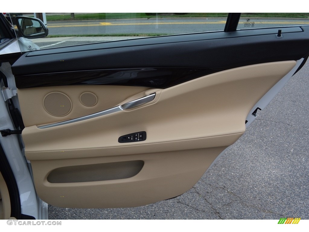 2017 5 Series 535i xDrive Gran Turismo - Mineral White Metallic / Venetian Beige/Black photo #23