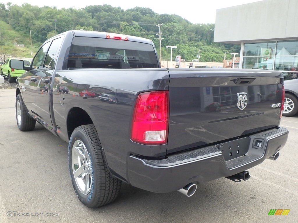 2017 1500 Express Quad Cab 4x4 - Maximum Steel Metallic / Black/Diesel Gray photo #3