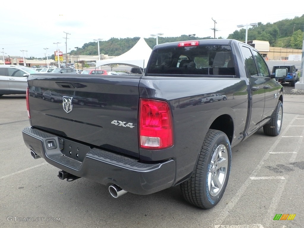 2017 1500 Express Quad Cab 4x4 - Maximum Steel Metallic / Black/Diesel Gray photo #5