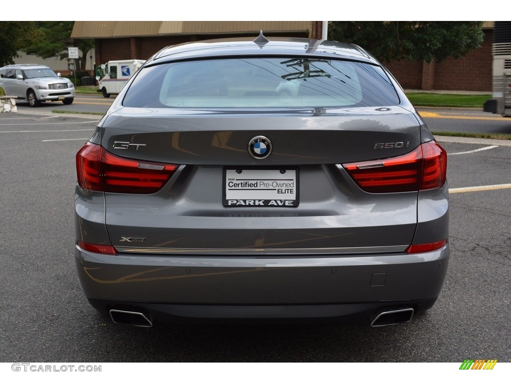 2017 5 Series 550i xDrive Gran Turismo - Mineral Grey Metallic / Black photo #4