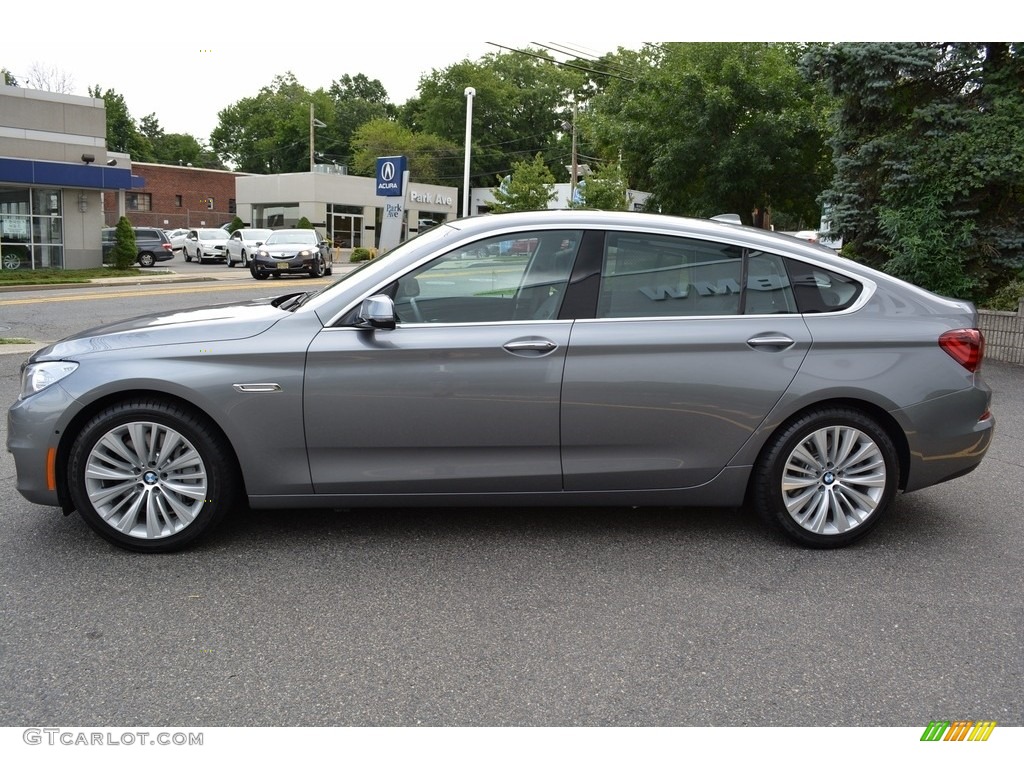 2017 5 Series 550i xDrive Gran Turismo - Mineral Grey Metallic / Black photo #5