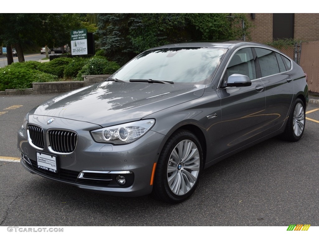 2017 5 Series 550i xDrive Gran Turismo - Mineral Grey Metallic / Black photo #6