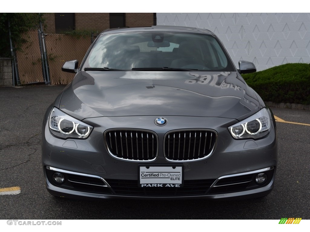 2017 5 Series 550i xDrive Gran Turismo - Mineral Grey Metallic / Black photo #7