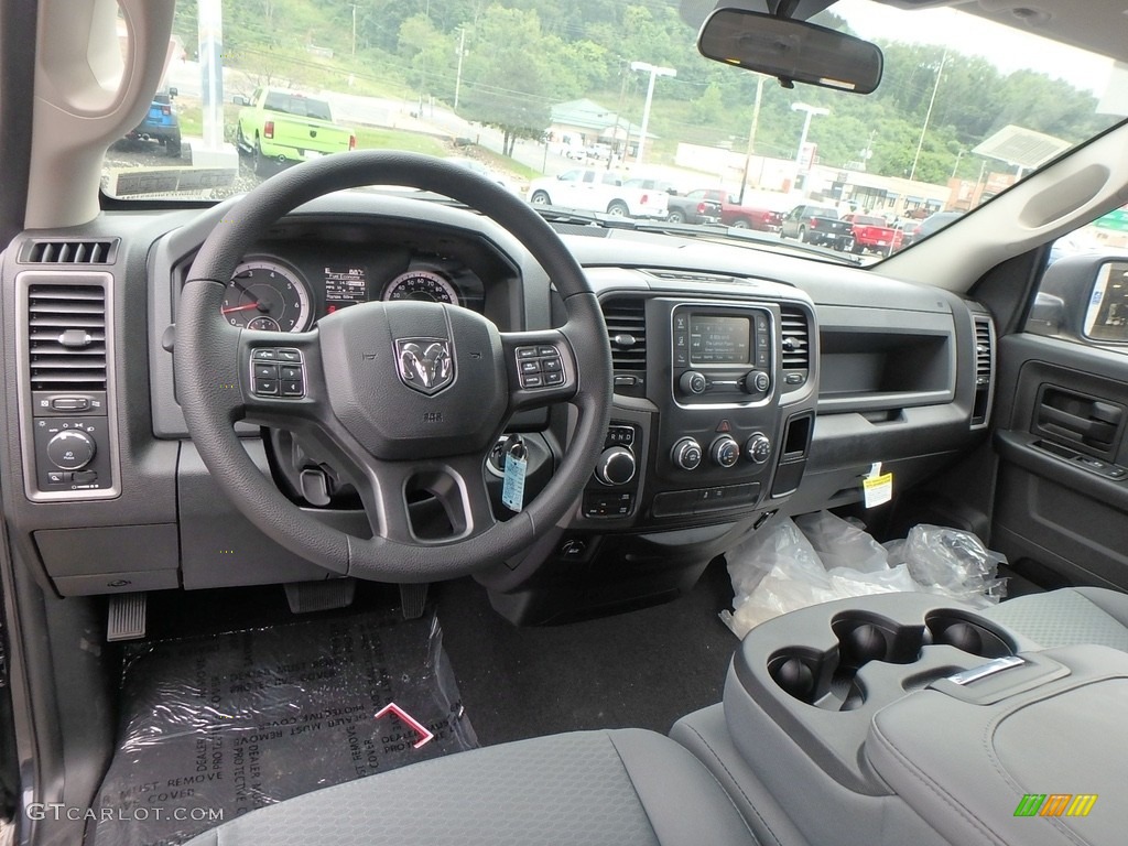 2017 1500 Express Quad Cab 4x4 - Maximum Steel Metallic / Black/Diesel Gray photo #12