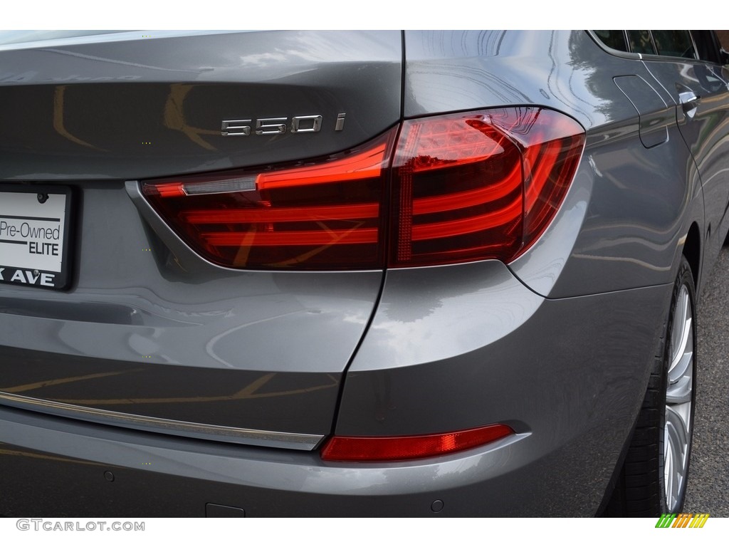2017 5 Series 550i xDrive Gran Turismo - Mineral Grey Metallic / Black photo #23