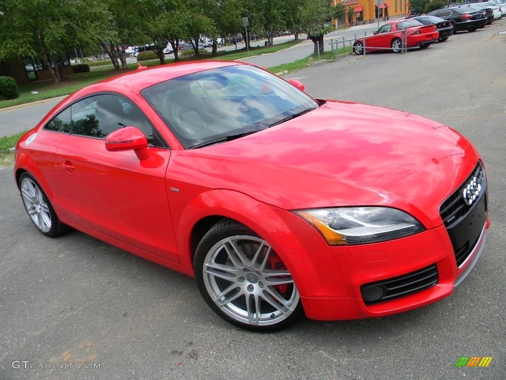 2008 TT 3.2 quattro Coupe - Brilliant Red / Black photo #3