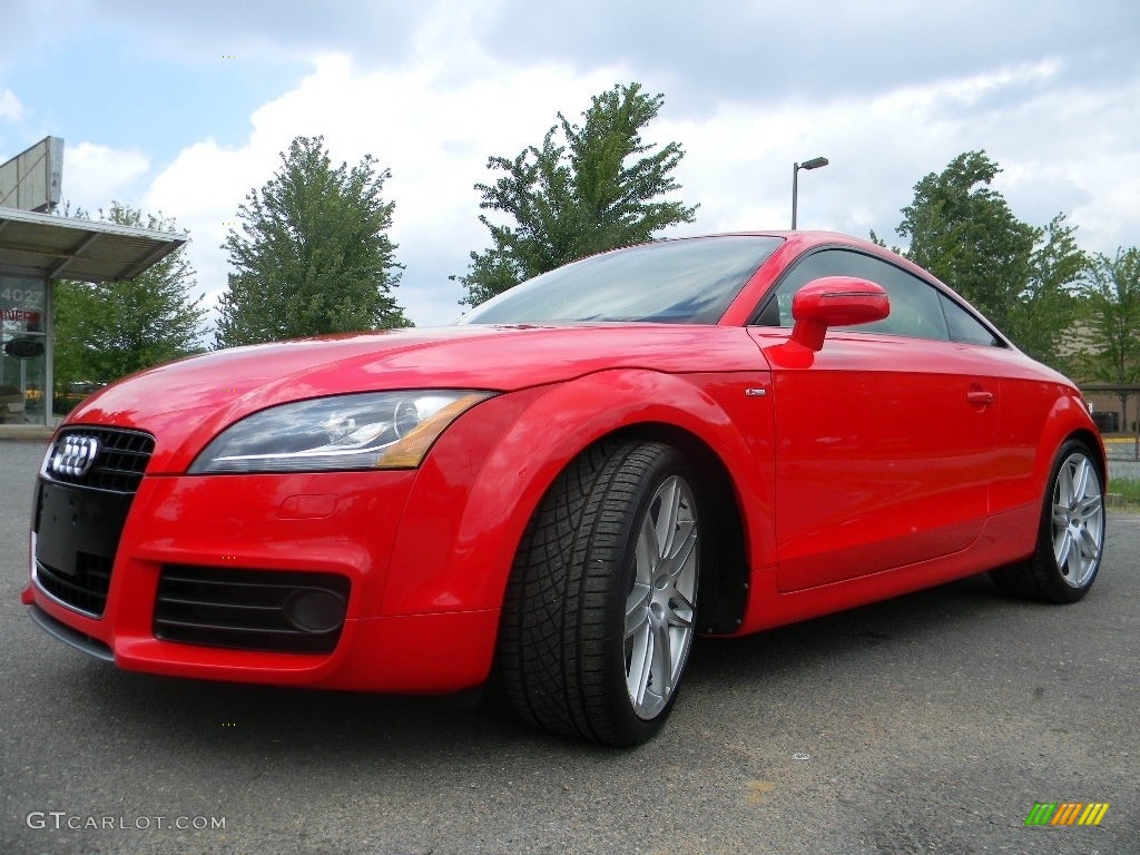 2008 TT 3.2 quattro Coupe - Brilliant Red / Black photo #6