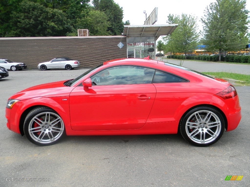 2008 TT 3.2 quattro Coupe - Brilliant Red / Black photo #7