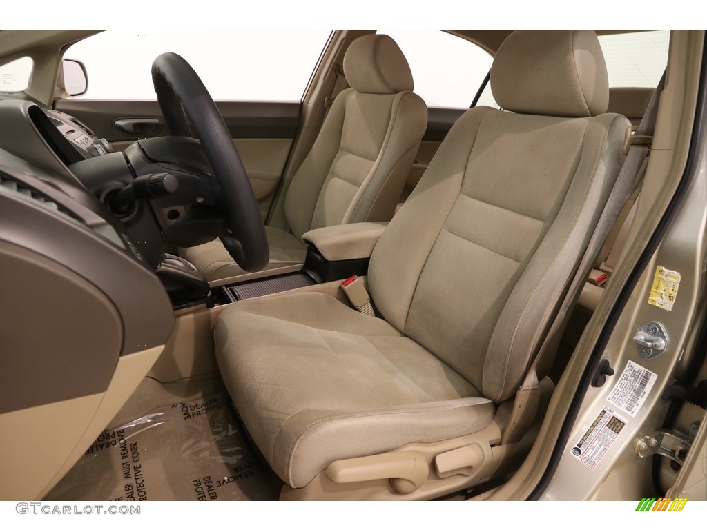 2008 Civic LX Sedan - Borrego Beige Metallic / Ivory photo #5