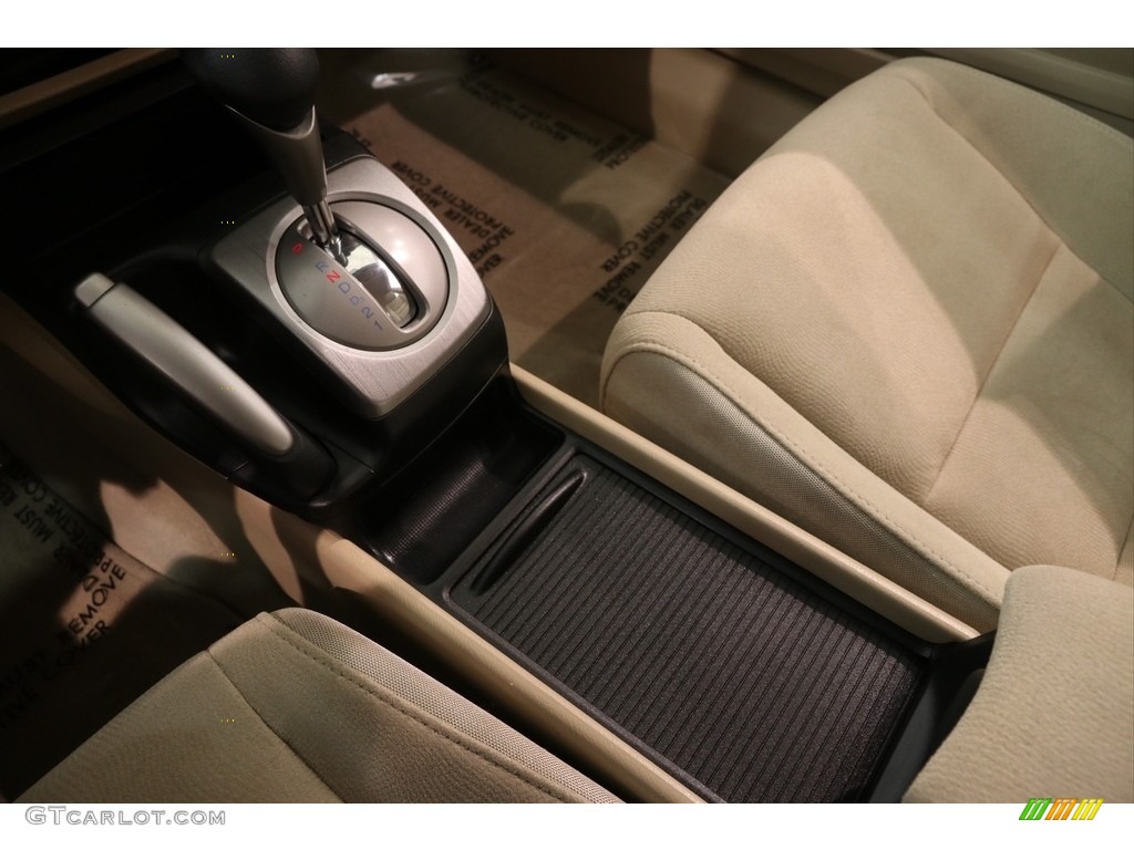 2008 Civic LX Sedan - Borrego Beige Metallic / Ivory photo #10