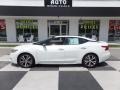 Pearl White 2017 Nissan Maxima Platinum