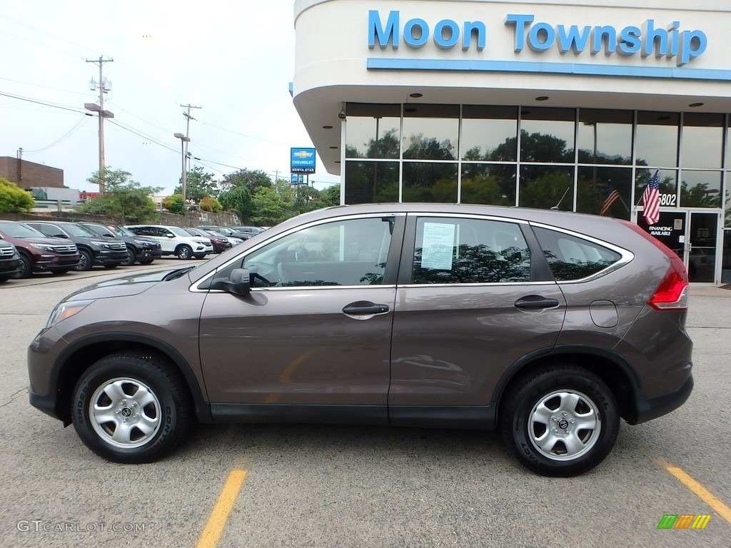 2014 CR-V LX AWD - Urban Titanium Metallic / Black photo #2