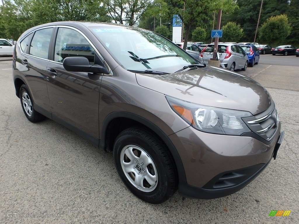2014 CR-V LX AWD - Urban Titanium Metallic / Black photo #8